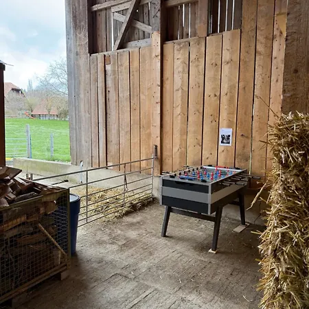 Gruppenunterkunft Mit Billardtisch Und Lamatrekking Farma Meikirch
